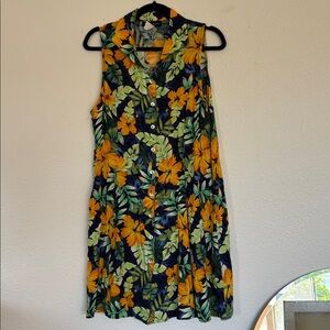 Vtg tropical dress